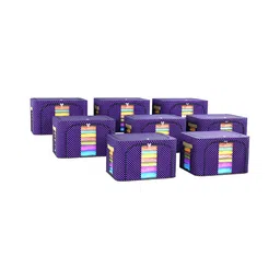Kuber Industries Blue 6 Pieces Regular Drawer Organisers-36