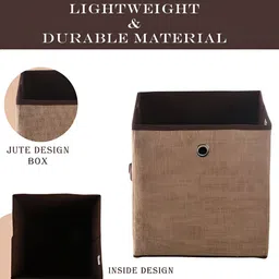 Kuber Industries Brown Set of 2 Regular Multi-Utility Organisers image 2