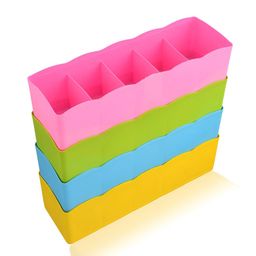 Kuber Industries Pink 4 Pieces Reusable Multi-Utility Organiser image 5