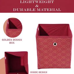 Kuber Industries Maroon Set of 3 Regular Multi-Utility Organisers image 4