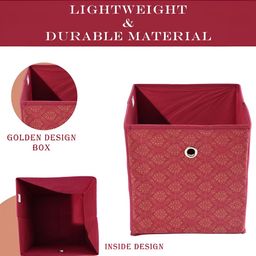 Kuber Industries Maroon Set of 4 Regular Multi-Utility Organisers image 2