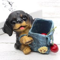 TIED RIBBONS Multicoloured Cute Dog Pen Stand Desk Organizer image 3