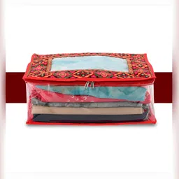 Kuber Industries Red Set of 6 Regular Drawer Organiser Organisers image 2