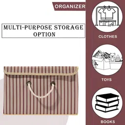 Kuber Industries Cream-Coloured Set of 3 Regular Drawer Organiser Organisers image 3