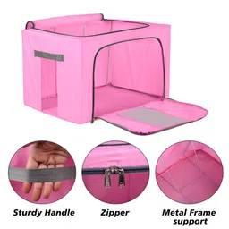 Kuber Industries Pink 8 Pieces Regular Drawer Organiser image 2