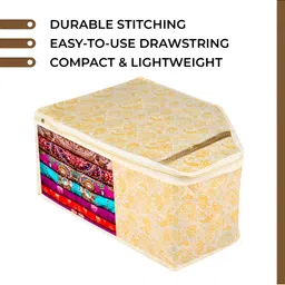 Kuber Industries Yellow 6 Pieces Reusable Multi-Utility Organisers image 2