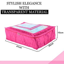 Kuber Industries Pink Set of 3 Regular Drawer Organiser Organisers image 2