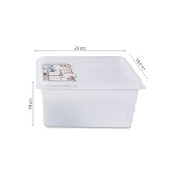 Nayasa Set Of 4 Transparent Stack-N-Store Stackable Storage Boxes with Lid - 5L image 2