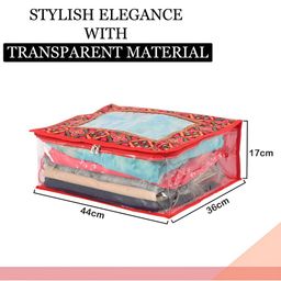 Kuber Industries Red Set of 2 Regular Drawer Organiser Organisers image 2