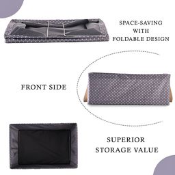 Kuber Industries Blue & Grey 2 Pieces Printed Multi-Utility Organisers image 4