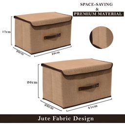 Kuber Industries Brown Set of 4 Regular Drawer Organiser Organisers image 4