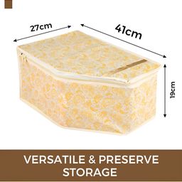 Kuber Industries Yellow 6 Pieces Reusable Multi-Utility Organisers image 5