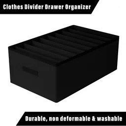Kuber Industries Black Reusable Drawer Organiser image 5
