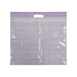 Kuber Industries Set Of 24 Purple & Pink Printed With Transparent Window Saree Cover image 4