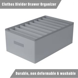 Kuber Industries Grey Drawer Storage Organiser image 2