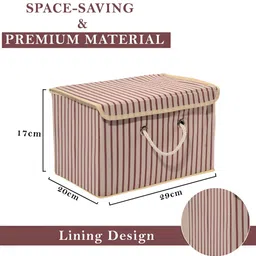 Kuber Industries Cream-Coloured Set of 2 Regular Drawer Organiser Organisers image 4