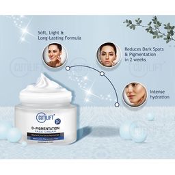 CUTILIFT D Pigmentation Face Cream For Sensitive Skin With Vitamin E 50 gm image 4