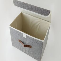 Kuber Industries Grey Multi-Utility Storage Box Organiser With Lid image 2