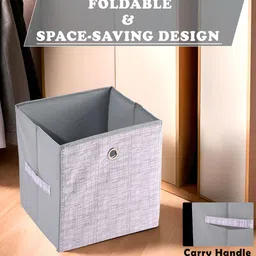 Kuber Industries Grey Set of 2 Regular Multi-Utility Organisers image 2