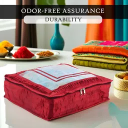 Kuber Industries Maroon Set of 6 Regular Drawer Organiser Organisers image 2
