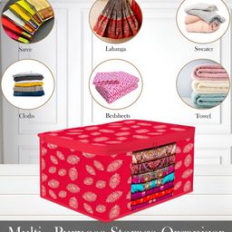 Kuber Industries Pink 2 Pieces Regular Multi-Utility Organisers image 5