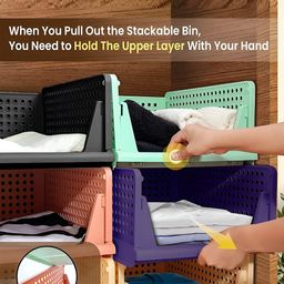 Kuber Industries Blue 4 Pieces Regular Drawer Organiser image 2