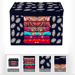 Kuber Industries Navy Blue Set of 3 Reusable Drawer Organiser Organisers image 5