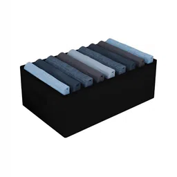 Kuber Industries Black Reusable Drawer Organiser image 2
