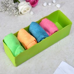 Kuber Industries Blue 4 Pieces Reusable Multi-Utility Organisers image 3