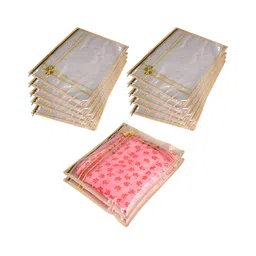 Kuber Industries Gold-Toned Set of 6 Reusable Drawer Organiser Organisers-5