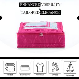 Kuber Industries Pink Set of 1 Regular Drawer Organiser Organisers image 3