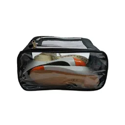 atorakushon Set Of 4 Black Solid Reusable Shoe Organisers image 5
