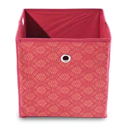 Kuber Industries Maroon & White 6 Pieces Printed Foldable Multi-Utility Organisers image 4