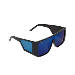 Creature Full Rim Oversized Sunglasses with UV Protected Lens SUN-066-BLK-BLU-picture-11