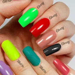 PERPAA Set Of 12 Trendy Quick-Drying Gel Based Nail Polish 5ml Each - Combo 50 image 5