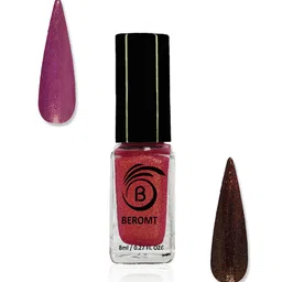 BEROMT Cruelty-Free Shimmery Gel Effect Diamond Nail Polish 8 ml - Heart Diamond 815-47