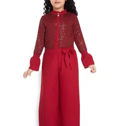 Peppermint Girls Sequined Basic Jumpsuit-picture-51