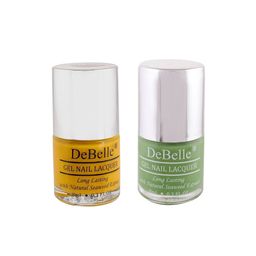 DeBelle Set Of 2 Gel Nail Polish - Caramelo Yellow & Mystique Green - 8ml Each-11
