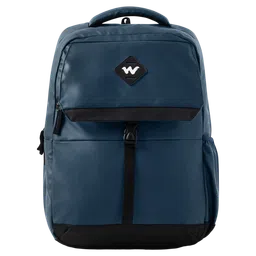 WILDCRAFT Casper pro 1 Nylon Laptop Backpackfor 14.5 Inch Laptop (Water Resistant, Blue)-image-4