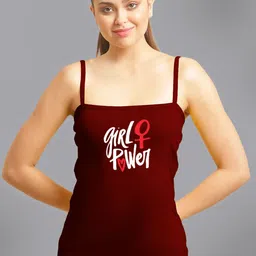 FBAR Girl Power Printed Cotton Camisole-image-11
