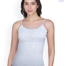 DChica Pack Of 2 High Coverage Cotton Padded Camisoles-image-14