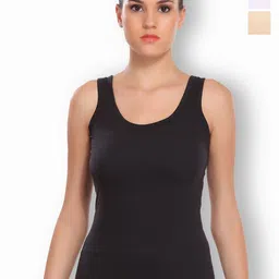 SELFCARE Pack Of 3 Stretchable Non-Padded Camisoles-image-80