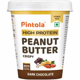 Pintola High Protein Peanut Butter,  1 kg  Dark Chocolate Crispy -image-30
