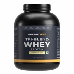 Nutrabay Gold Tri-Blend Whey Protein,  4.4 lb  Kesar Badam Pista -image-88