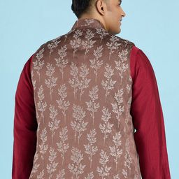 big hello - the plus life BIG HELLO Printed Nehru jacket image 4