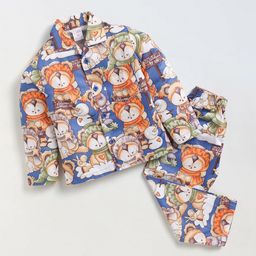 NAUTI KIDZ Boys Cotton Cartoon Characters Printed Night suit-image-31