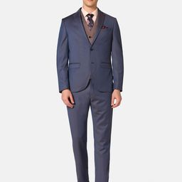 Blackberrys Men 3-Piece Slim-Fit Single-Breasted Formal Suit-image-127