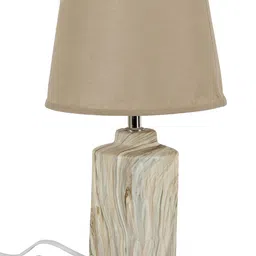 TIED RIBBONS Multicoloured Decorative Bedside Table Lamp with Shade image 2
