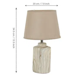 TIED RIBBONS Multicoloured Decorative Bedside Table Lamp with Shade image 5