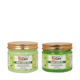 BEAUCODE BIOCARE Set of Green Lemon Face Mask & Gel - 500 g Each-53